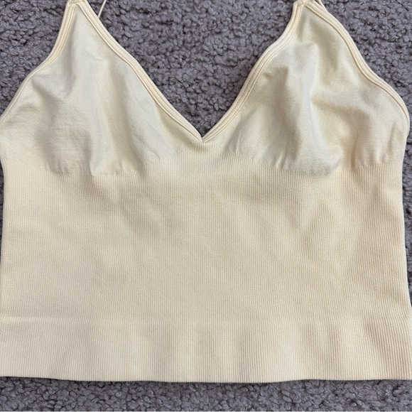 Free People Ribbed V Neck Brami Size XS/S - Picture 7 of 8